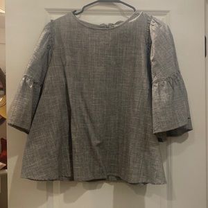 Grey textured top
